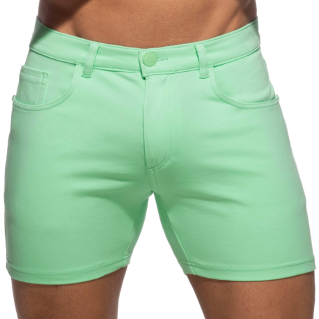 Addicted Svelte Cotton Shorts - Green