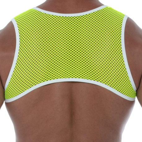 TOF Paris Neon Mesh Harness - Neon Yellow