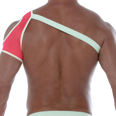 TOF Paris Neon Mesh Shoulder Harness - Neon Pink