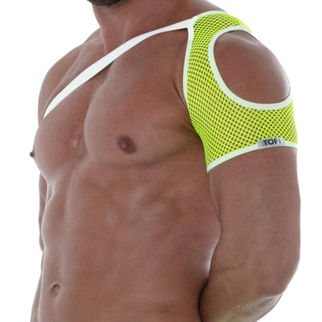 TOF Paris Neon Mesh Shoulder Harness - Neon Yellow