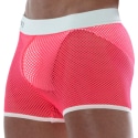 TOF Paris Neon Mesh Shorts - Neon Pink