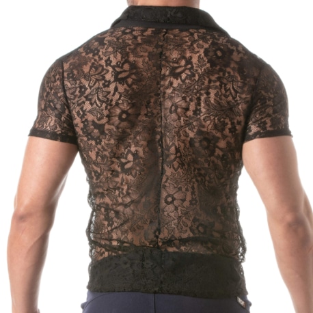 TOF Paris Lace Shirt - Black