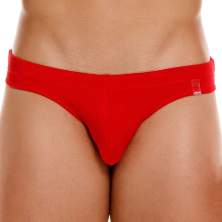 JOR Capri Bikini Swim Briefs - Red