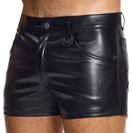 Modus Vivendi Leather Shorts - Black