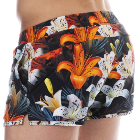 SKU Short de Bain Tropical Summer Noir