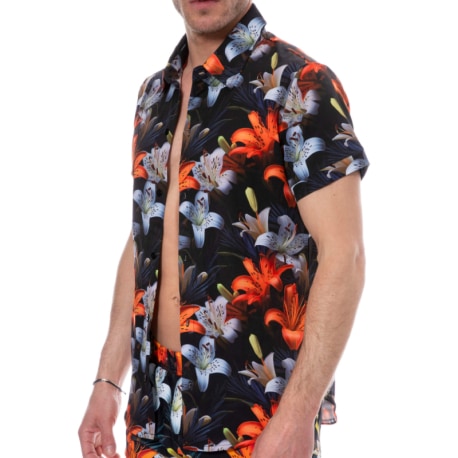 SKU Chemise Tropical Summer Noire