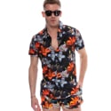 SKU Tropical Summer Shirt - Black