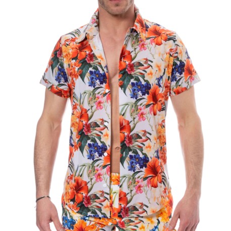 SKU Chemise Tropical Summer Blanche