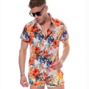 SKU Tropical Summer Shirt - White