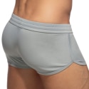 Addicted Swoosh Sports Mini Shorts - Grey