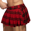 AD Fetish Laddie Ring Skirt - Red