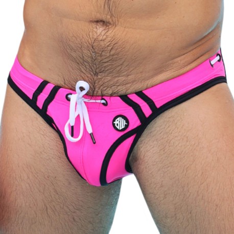 Breedwell Expose Swim Briefs - Neon Pink