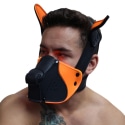 Breedwell Masque de Chiot Poundtown Pup 2.0 - Noir - Orange Fluo