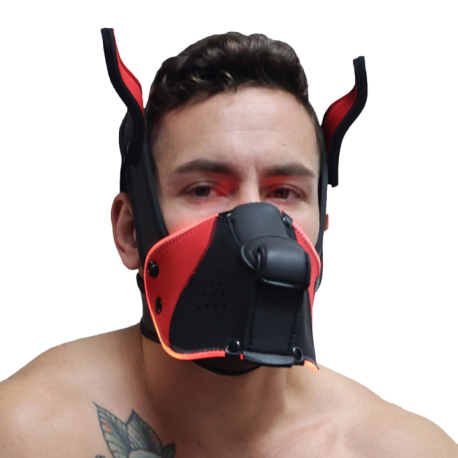 Breedwell Masque de Chiot Poundtown Pup 2.0 - Noir - Rouge