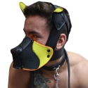 Breedwell Poundtown Pup Mask 2.0 - Black - Yellow