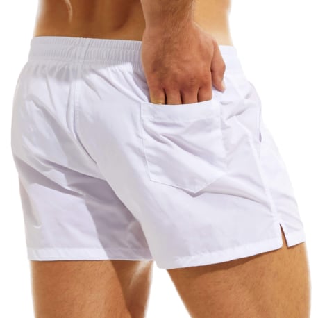 Modus Vivendi Short de Bain Dot Blanc