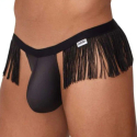 CandyMan Fringe Thong - Black