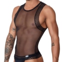 CandyMan Mesh Tank Top - Black