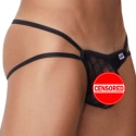 CandyMan String Jock Mesh Noir