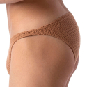 Barcode Baquil Mesh Briefs - Brown