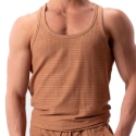 Barcode Lunt Mesh Tank Top - Brown