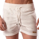 Barcode Buko Mesh Shorts - White