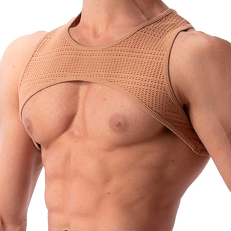 Barcode Xime Mesh Harness - Brown