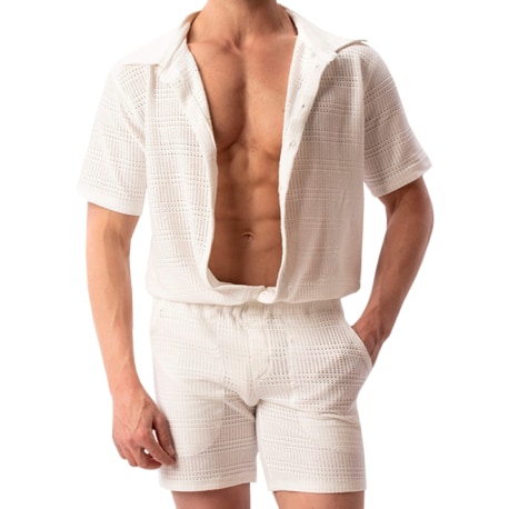 Barcode Combi-Short Metta Mesh Blanc