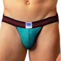 Bike Jock Strap Mesh Bleu Paon