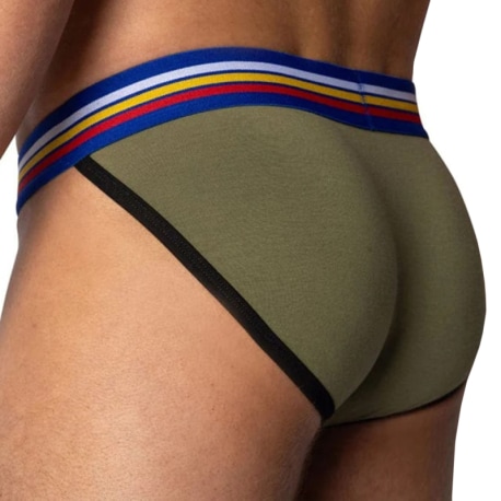 Bike Slip Tanga Coton Olive