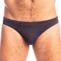 L'Homme invisible Nonza Swim Briefs - Charcoal