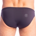 L'Homme invisible Slip de Bain Nonza Anthracite