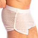 L'Homme invisible Short Freedom Ninth Cloud Blanc Cassé