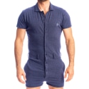 L'Homme invisible Combi-Short Bleu de Chine Bleu