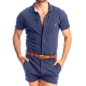 L'Homme invisible Bleu de Chine Short Jumpsuit - Blue