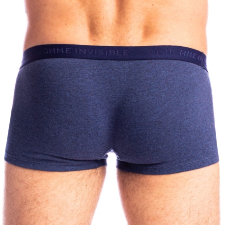 L'Homme invisible Bleu de Chine Hipster Push-Up Trunks - Blue