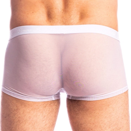 L'Homme invisible Pure Sin Hipster Push-Up Trunks - White