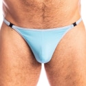 L'Homme invisible Celestite Striptease Swim Thong - Sky Blue