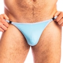 L'Homme invisible Celestite Striptease Swim Thong - Sky Blue