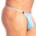 L'Homme invisible Celestite Striptease Swim Thong - Sky Blue