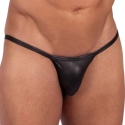 Manstore M2391 Cheeky Tanga Briefs - Black