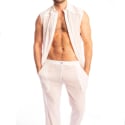 L'Homme invisible Pantalon Lounge Beynac Blanc