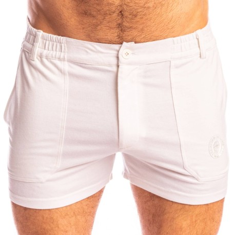 L'Homme invisible Smitty Shorts - White