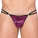 Lookme String New Look Double Ficelle Floral Rose