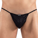 Lookme Zebra Thong - Black