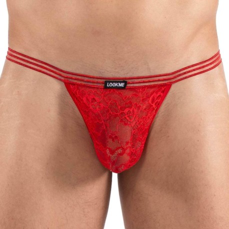 Lookme String All Square Rouge
