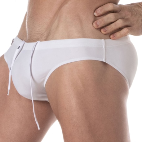 TOF Paris Plain Mini Swim Briefs - White