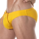 TOF Paris Slip de Bain Mini Uni Jaune