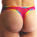 Manstore M2411 Bungee Thong - Rainbow