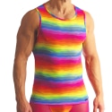 Manstore M2411 Tank Top - Rainbow